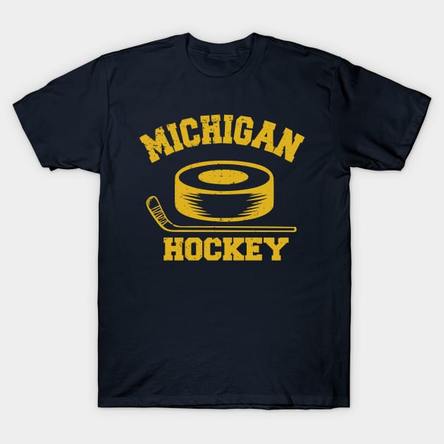 Michigan Hockey T-Shirt by Pablo_jkson